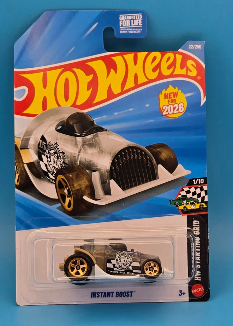 Hot Wheels 2026 " Instant Boost " HW Starting Grid 1/10 JJK73