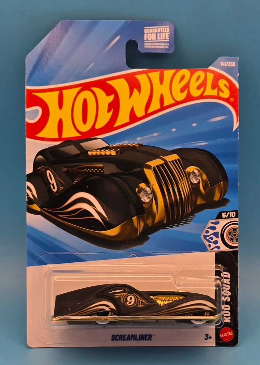 Hot Wheels 2026 " Screamliner " Rod Squad 5/10 JJJ94