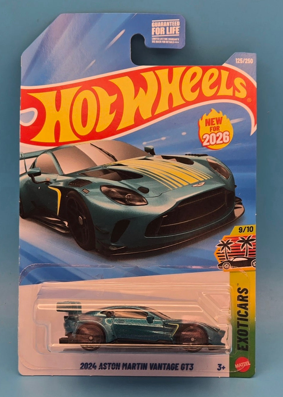 Hot Wheels 2026 " 2024 Aston Martin Vantage GT3 " Exoticars 9/10 JJH55