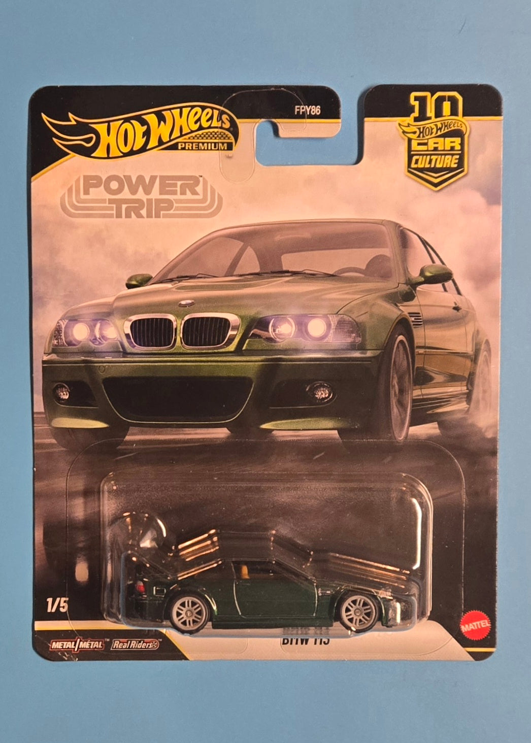 Hot Wheels Premium " BMW M3 " Power Trip Car Culture 1/5 FPY86