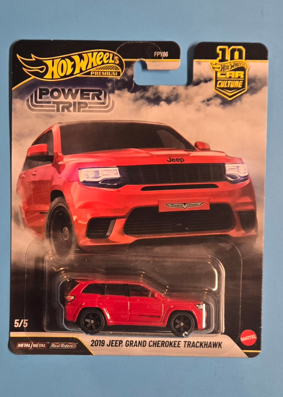 Hot Wheels Premium " 2019 Jeep Grand Cherokee Trailhawk " Power Trip Car Culture 5/5 FPY86