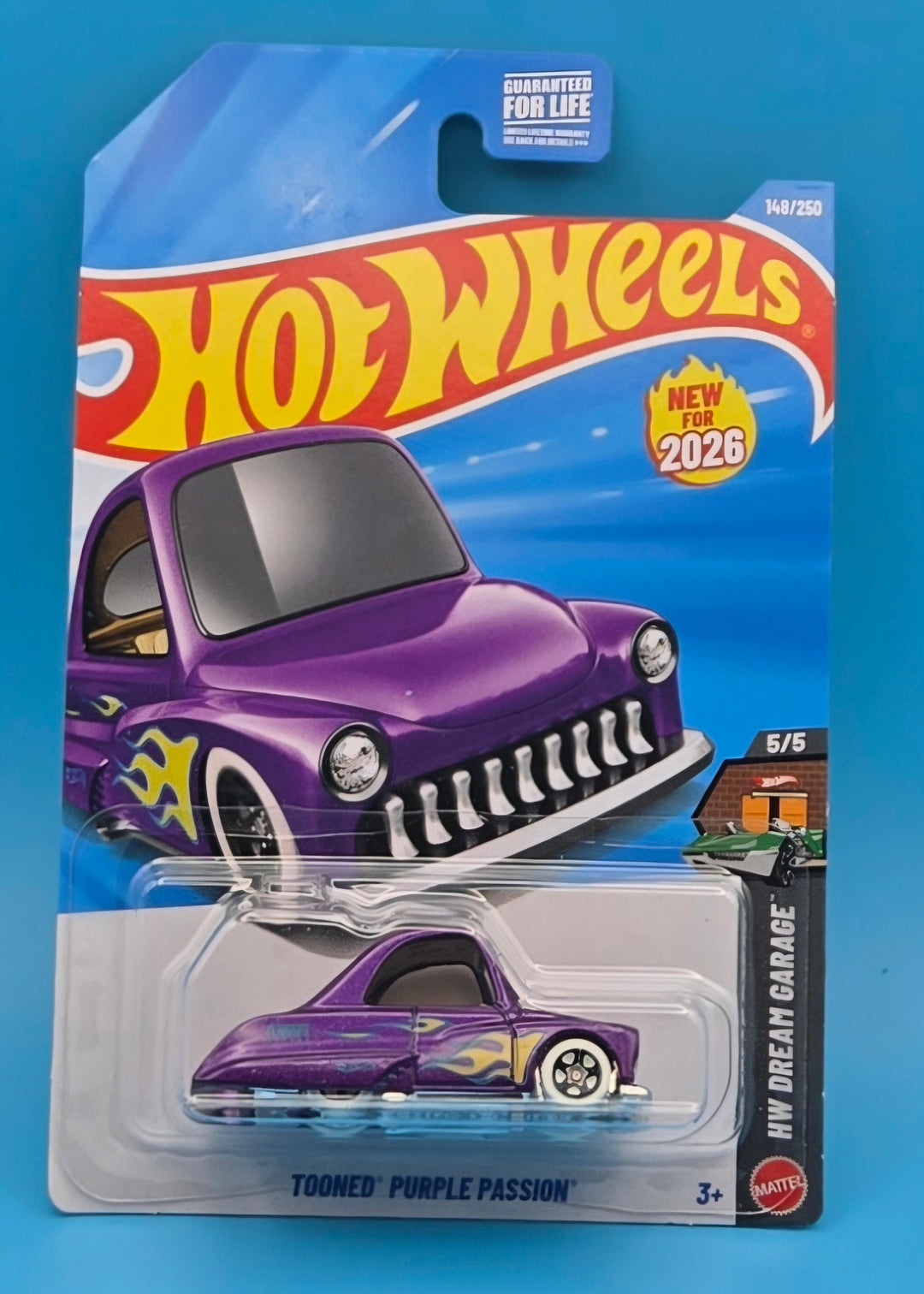 Hot Wheels " Tooned Purple Passion " HW Dream Garage 5/5 JJH54 New for 2026