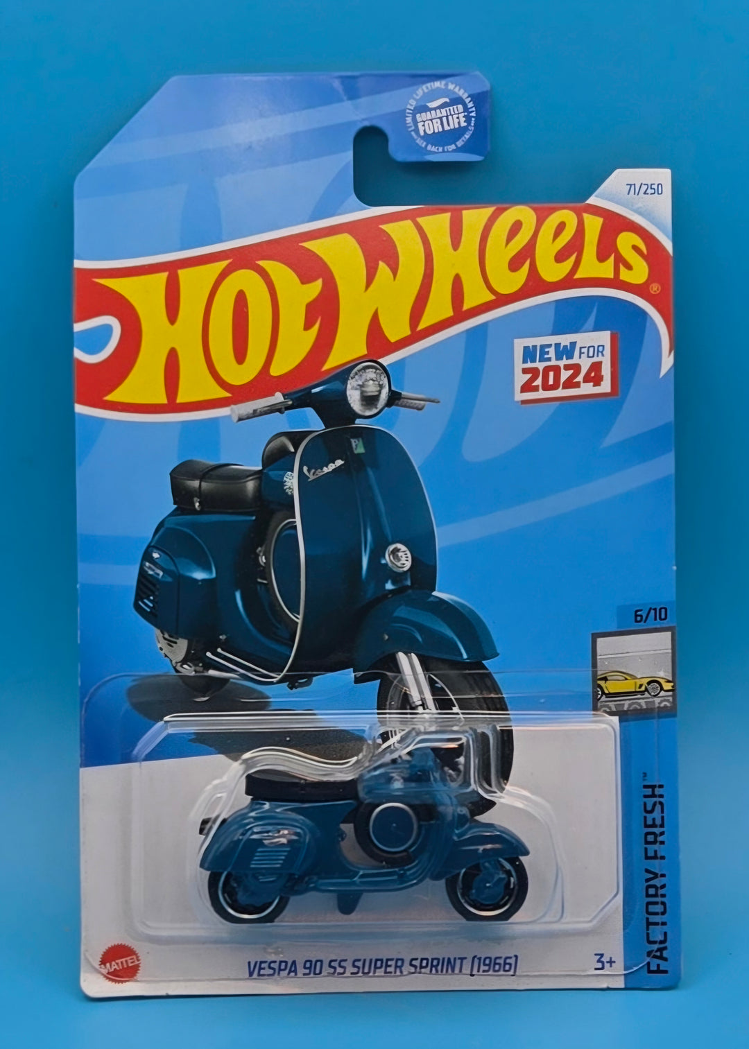 Hot Wheels " Vespa 90 SS Super Sprint [1996] " Factory Fresh 6/10 HTD23