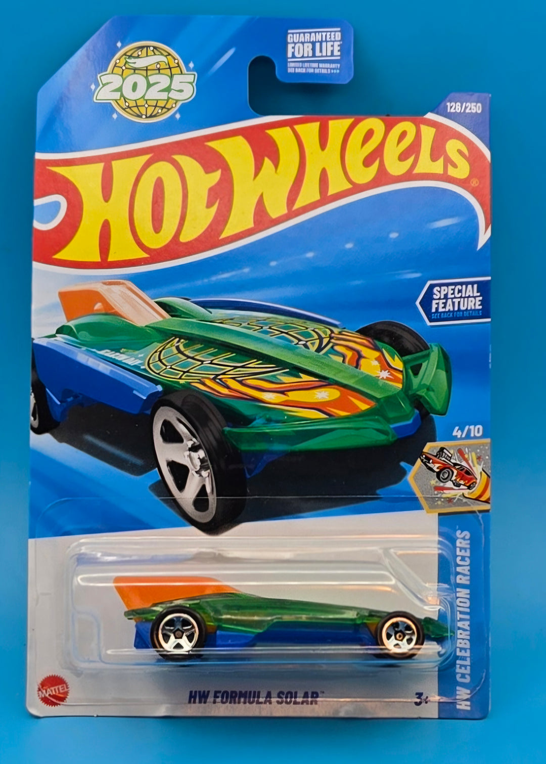 Hot Wheels " HW Formula Solar " HW Celebration Racers 4/10 HYY67