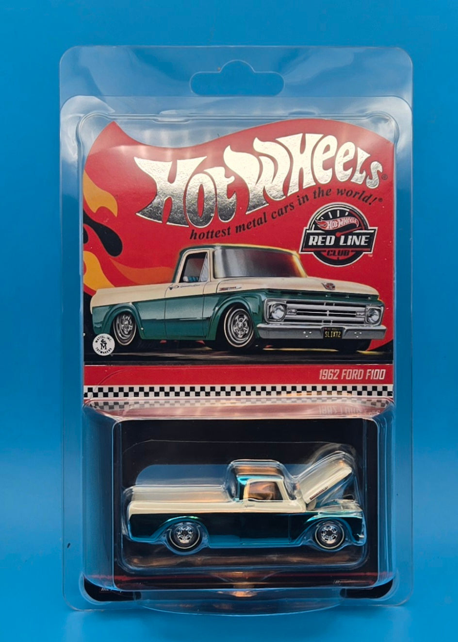 Hot Wheels Redline Club Exclusive RLC " 1962 Ford F100 " Teal and White