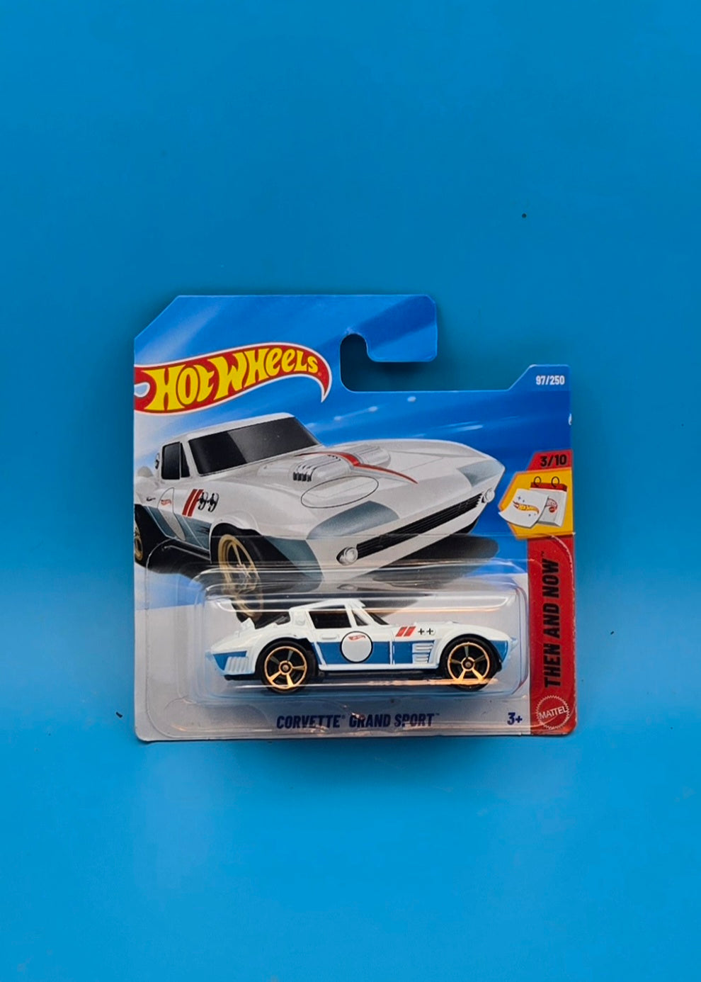 Hot Wheels " Corvette Grand Sport " Then and Now 3/10 JJJ58 Short Card