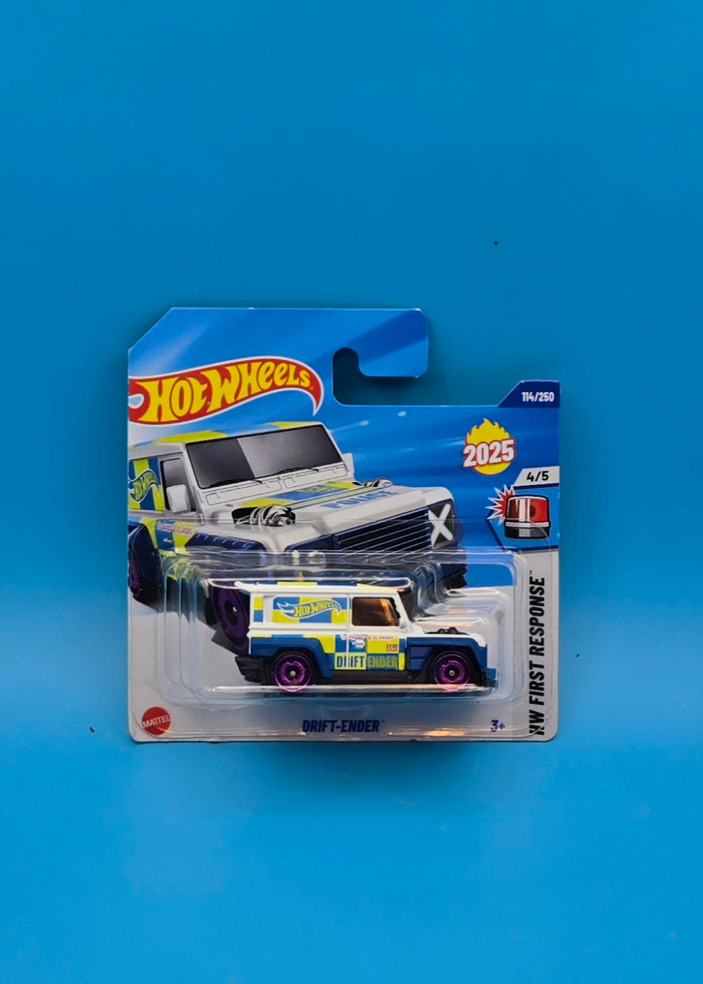 Hot Wheels " Drift-Ender " HW First Response 4/5 Short Card