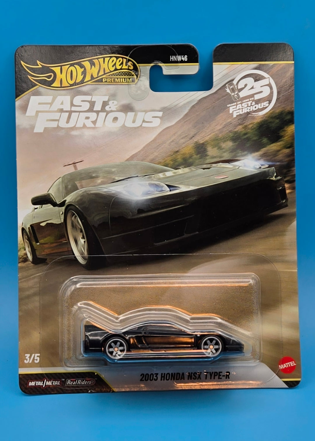 Hot Wheels Premium " 2013 Honda NSX Type-R " Fast &amp; Furious 3/5 JHW75