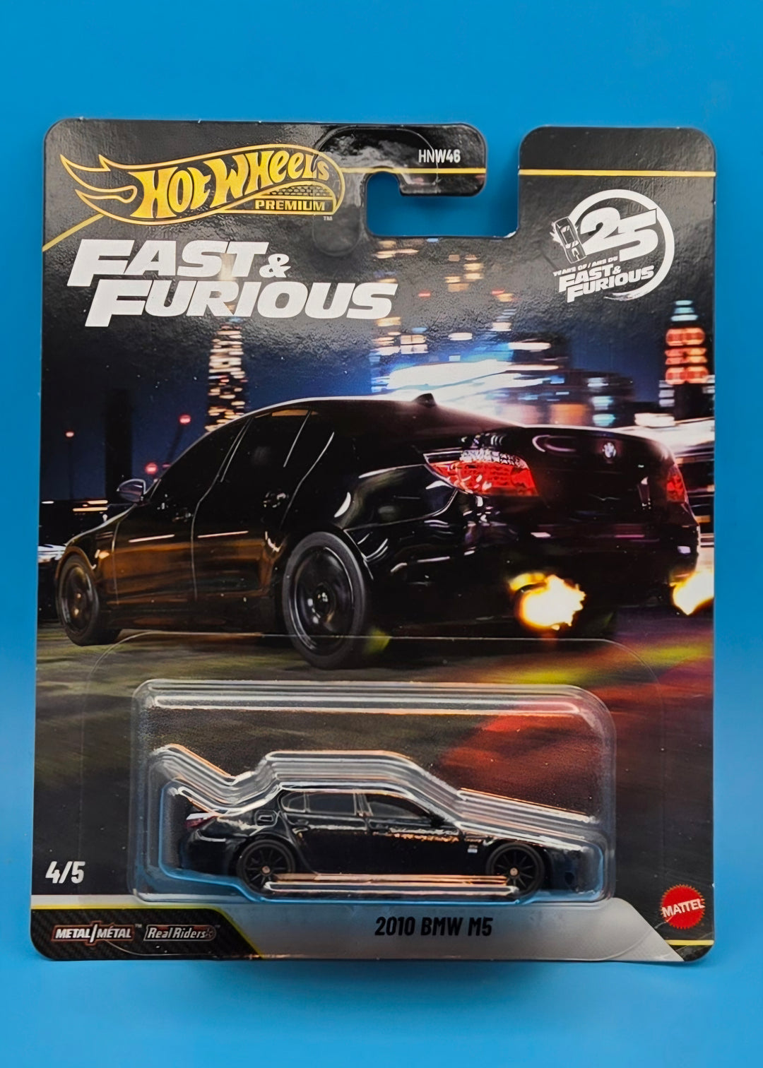 Hot Wheels Premium " 2010 BMW M5 " Fast &amp; Furious 4/5 JHW62