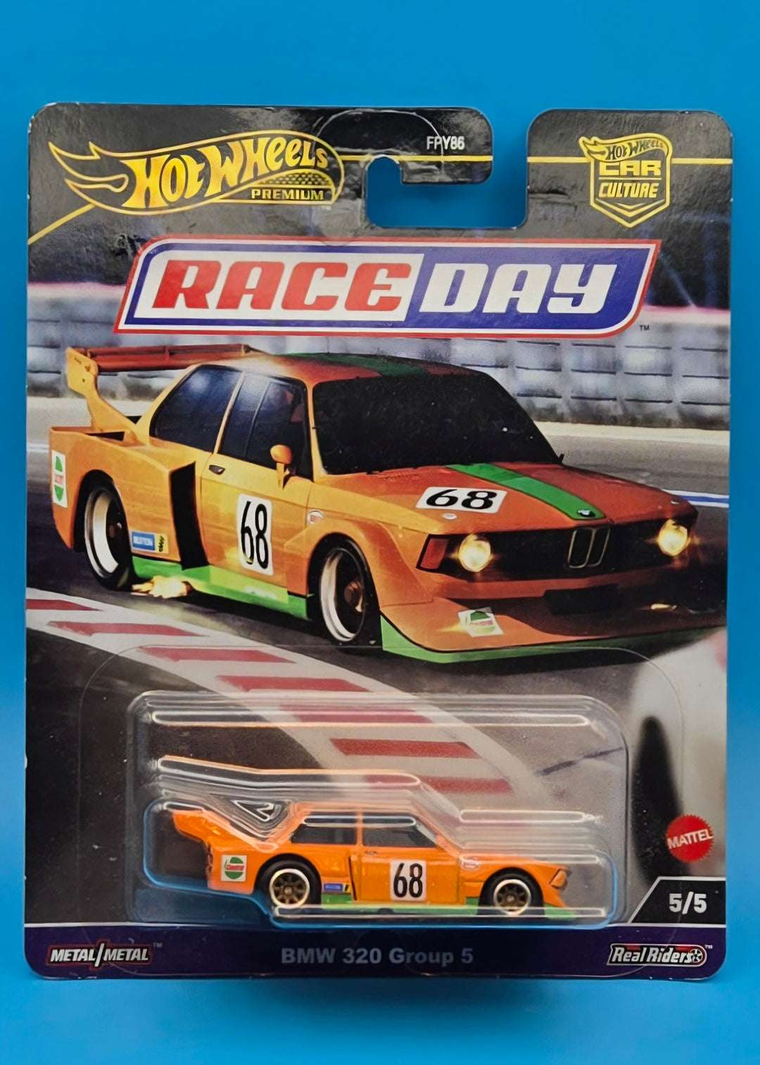 Hot Wheels Premium " BMW 320 Group 5  " Car Culture 5/5 Race Day FPY86