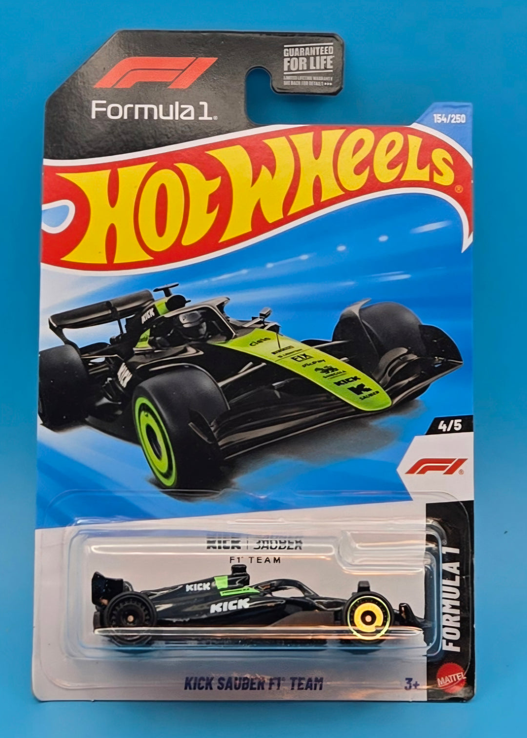 Hot Wheels " Kick Sauber F1 Team " Formula 1 4/5 JJK02