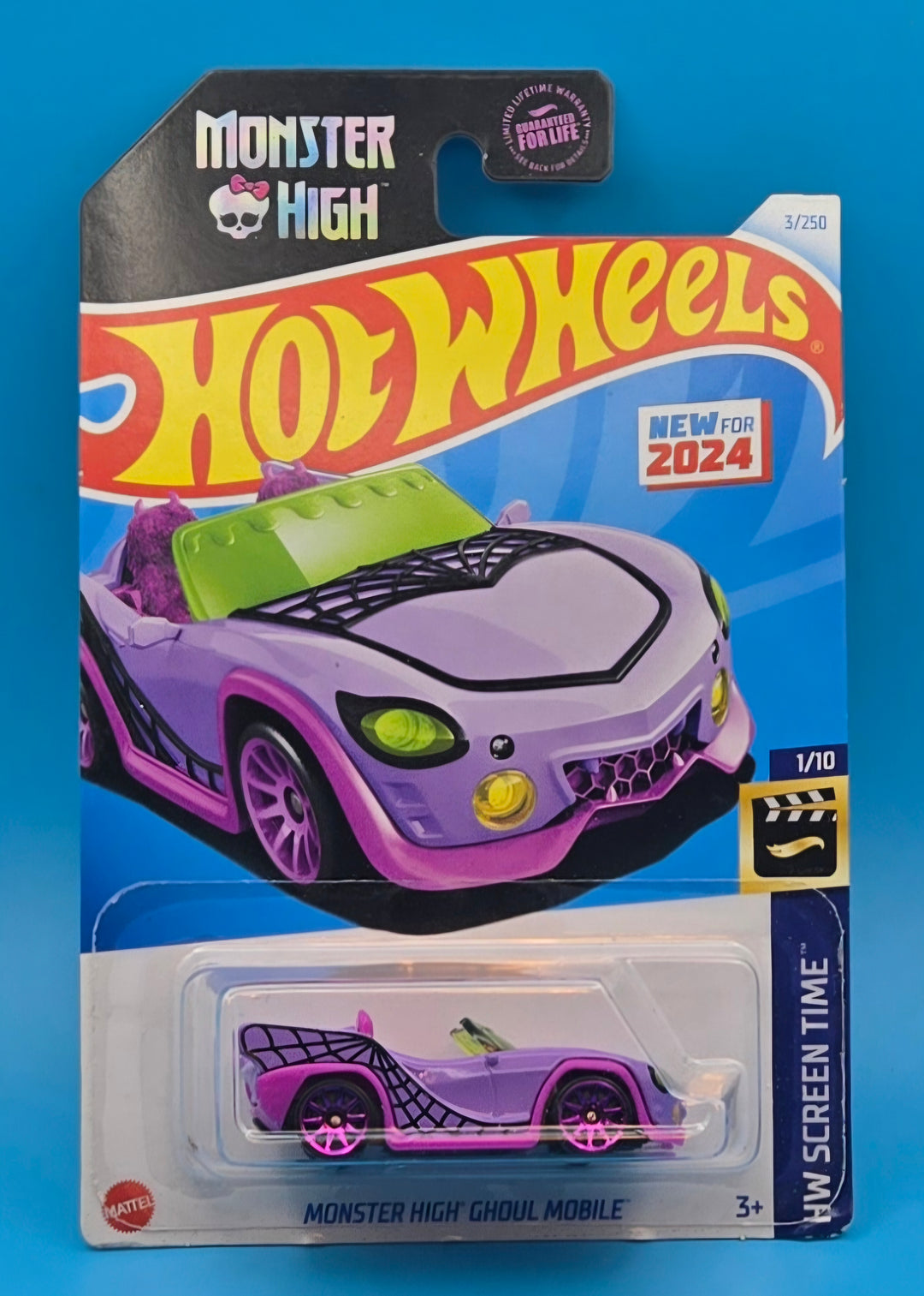 Hot Wheels " Monster High Ghoul Mobile " HW Screen Time 1/10 HRY45