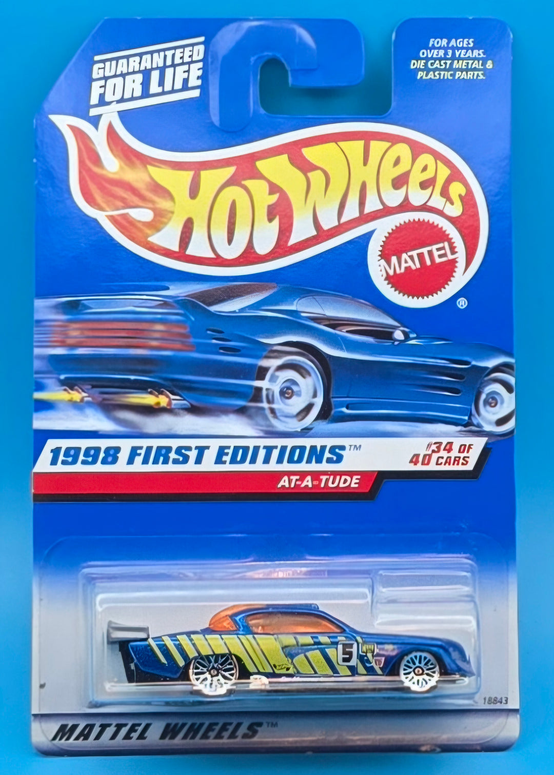Hot Wheels " At-A-Tude " 1998 First Editions 34/40 Collector 
