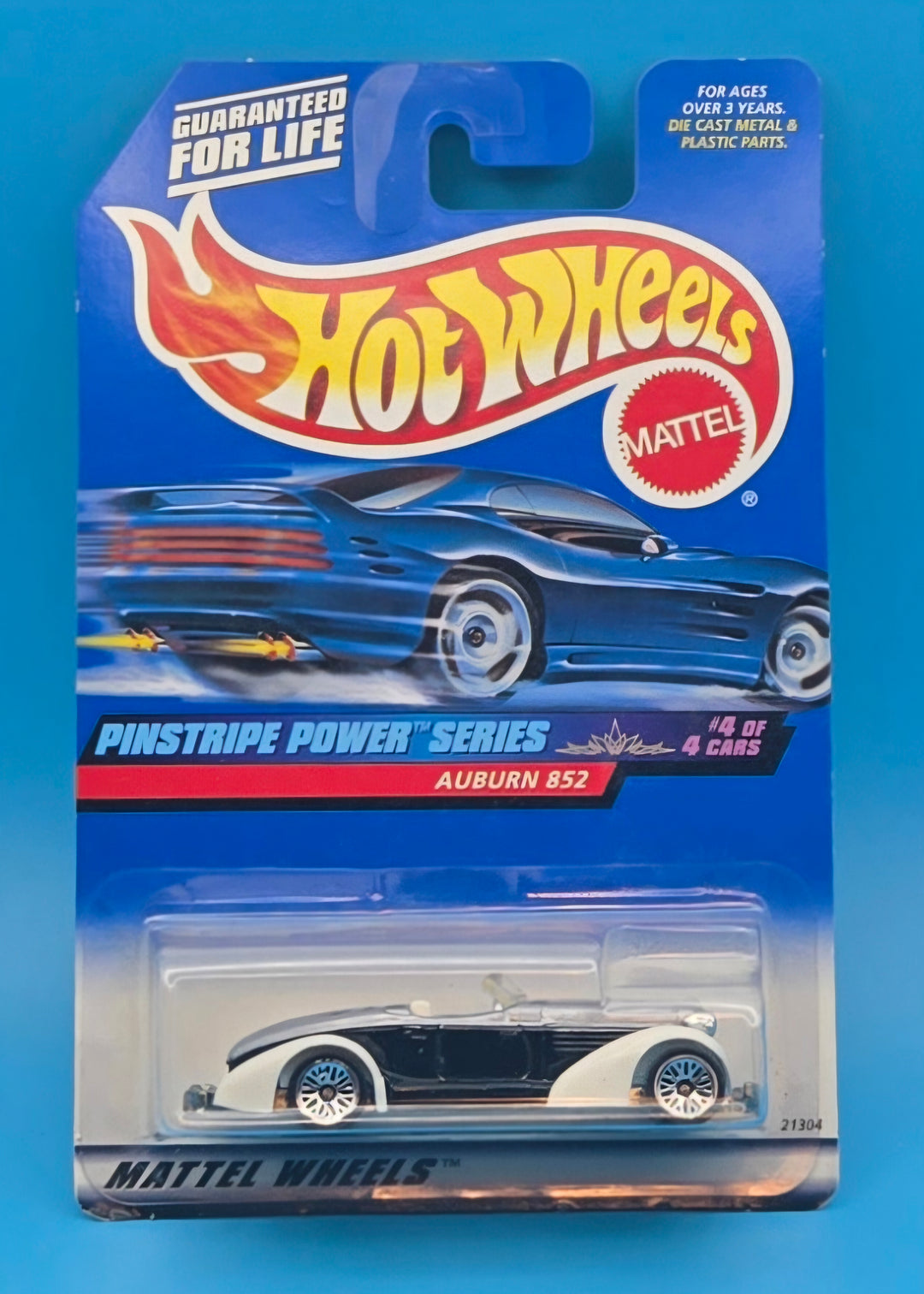 Hot Wheels " Auburn 852 " 1999 Pinstripe Power Series 4/4 21304