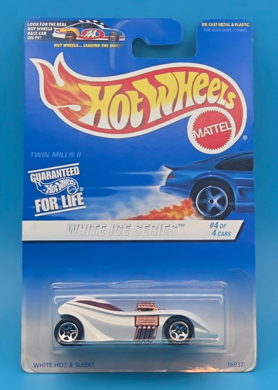 Hot Wheels " Twin Mill II " 1997 White Ice Series 4/4 Collector 