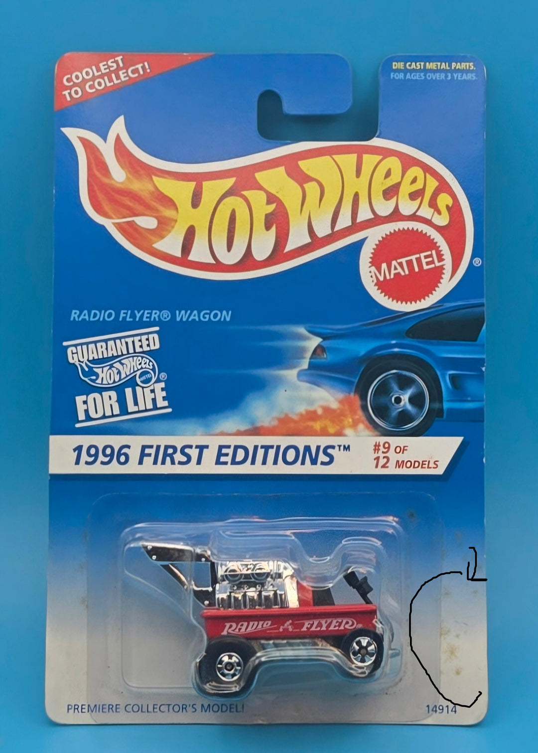 Hot Wheels " Radio Flyer Wagon " 1996 First Edition 9/12 14914