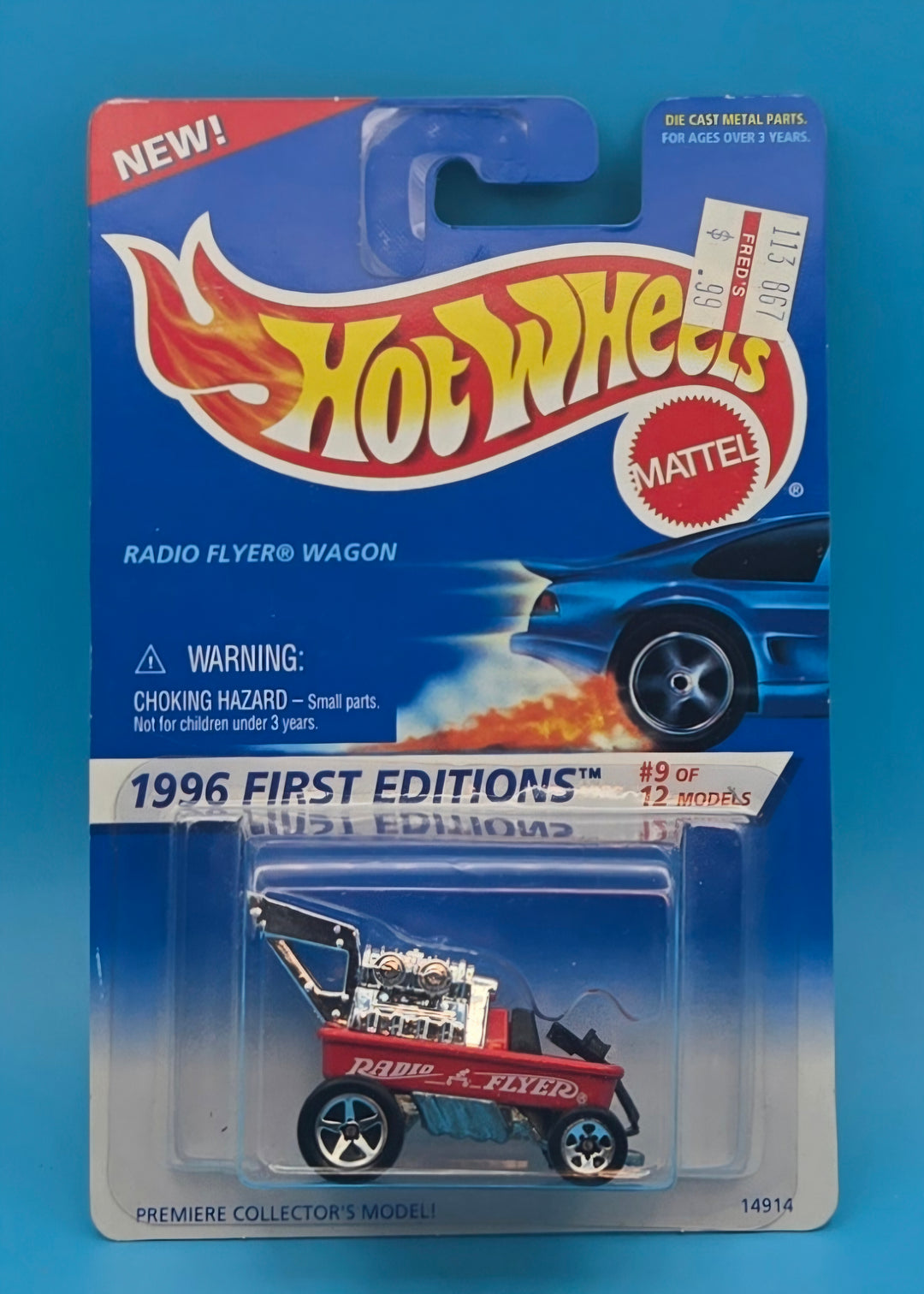 Hot Wheels " Radio Flyer Wagon " 1996 First Edition 9/12 14914