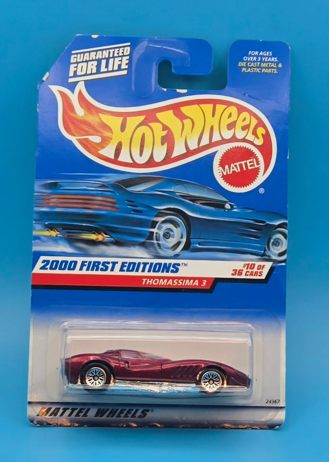 Hot Wheels " Thomassima 3 " 2000 First Editions 10/36 Collector 