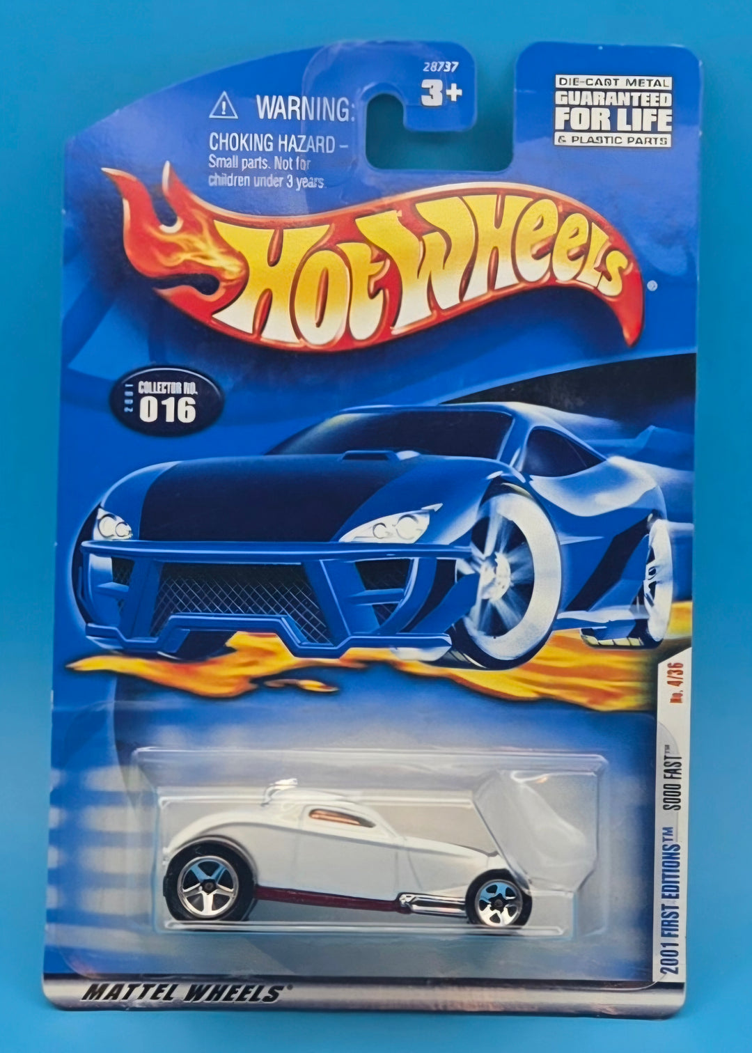 Hot Wheels " Sooo Fast " 2001 First Editions 4/36 Collector 