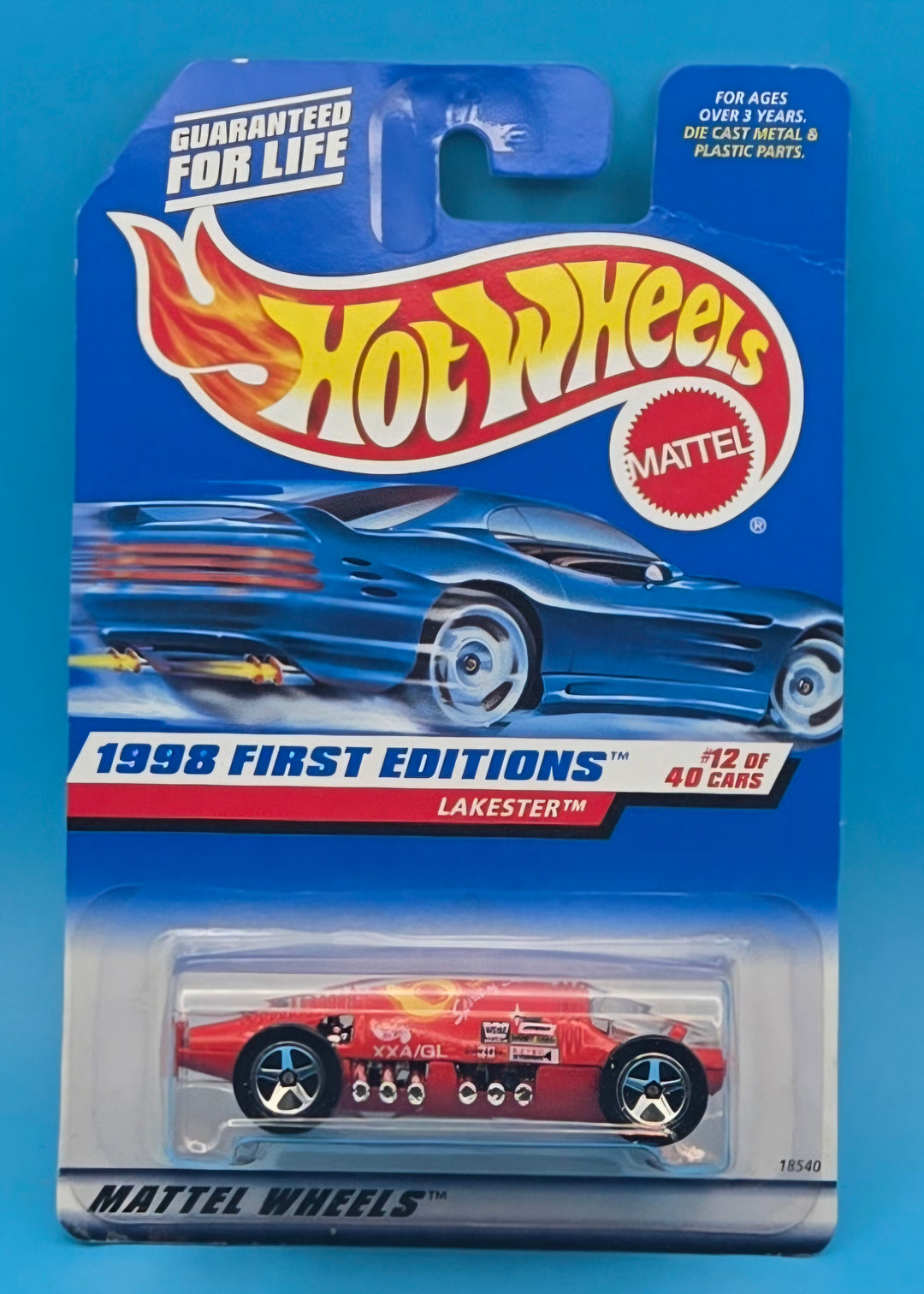 Hot Wheels " Lakester " 1998 First Editions 12/40 Collector 