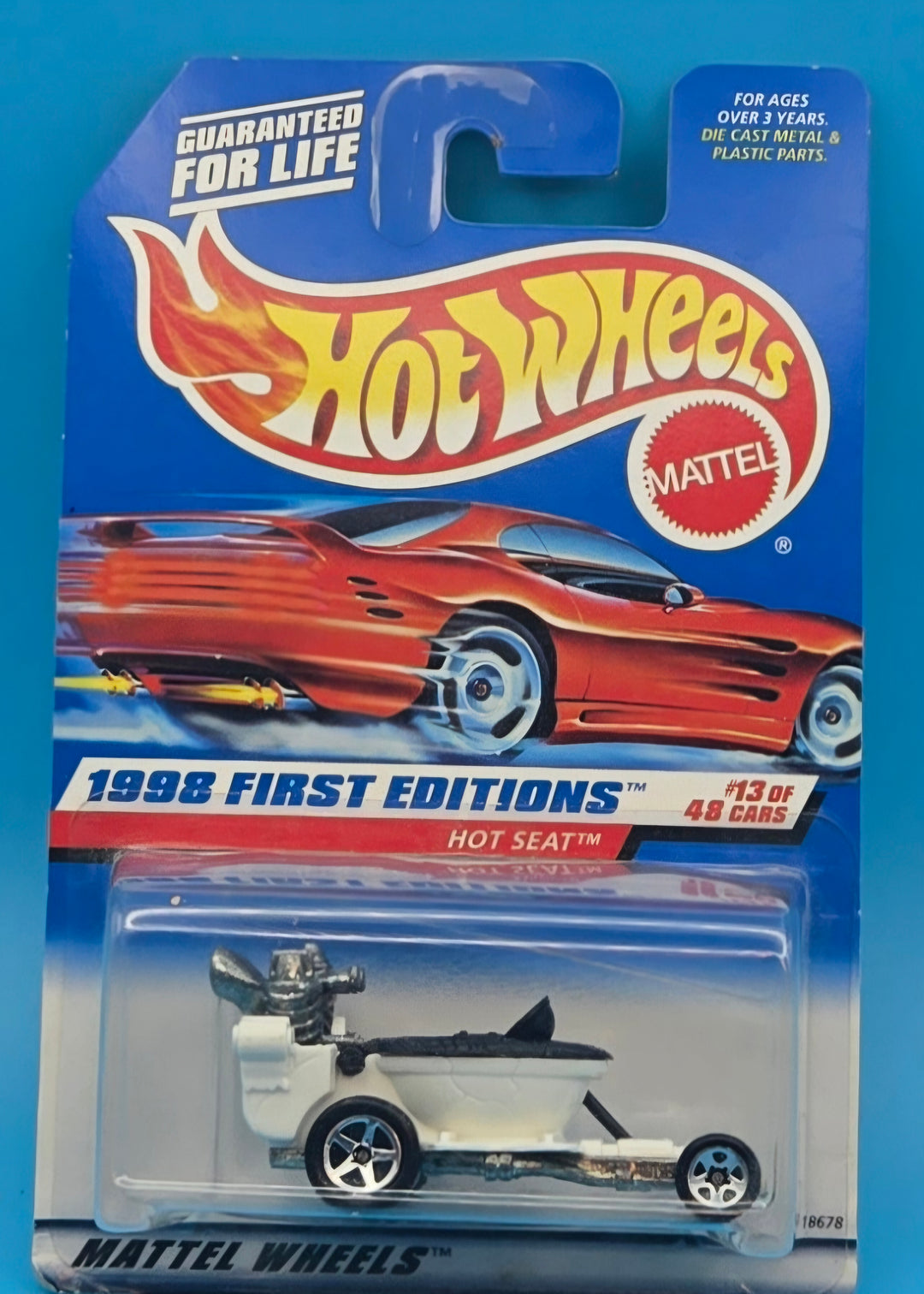 Hot Wheels " Hot Seat " 1998 First Editions 13/48 Collector 