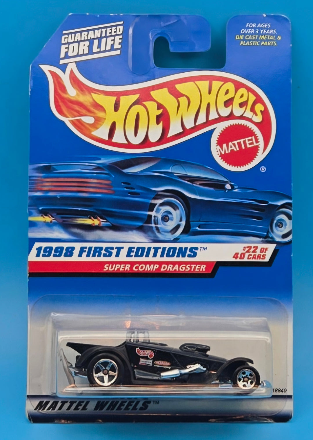 Hot Wheels " Super Comp Dragster " 1998 First Editions 22/40 Collector 