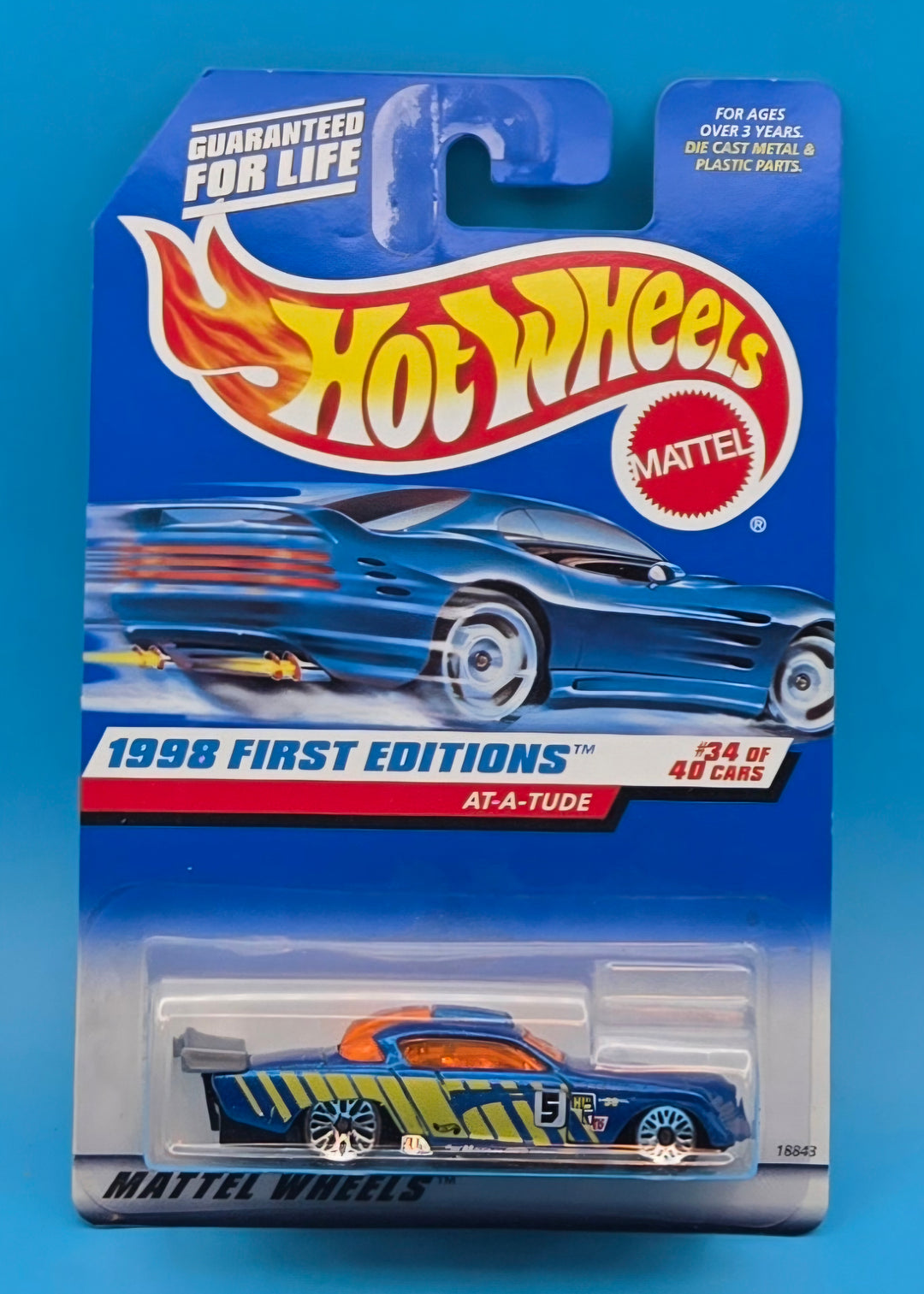 Hot Wheels " At-A-Tude " 1998 First Editions 34/40 Collector 