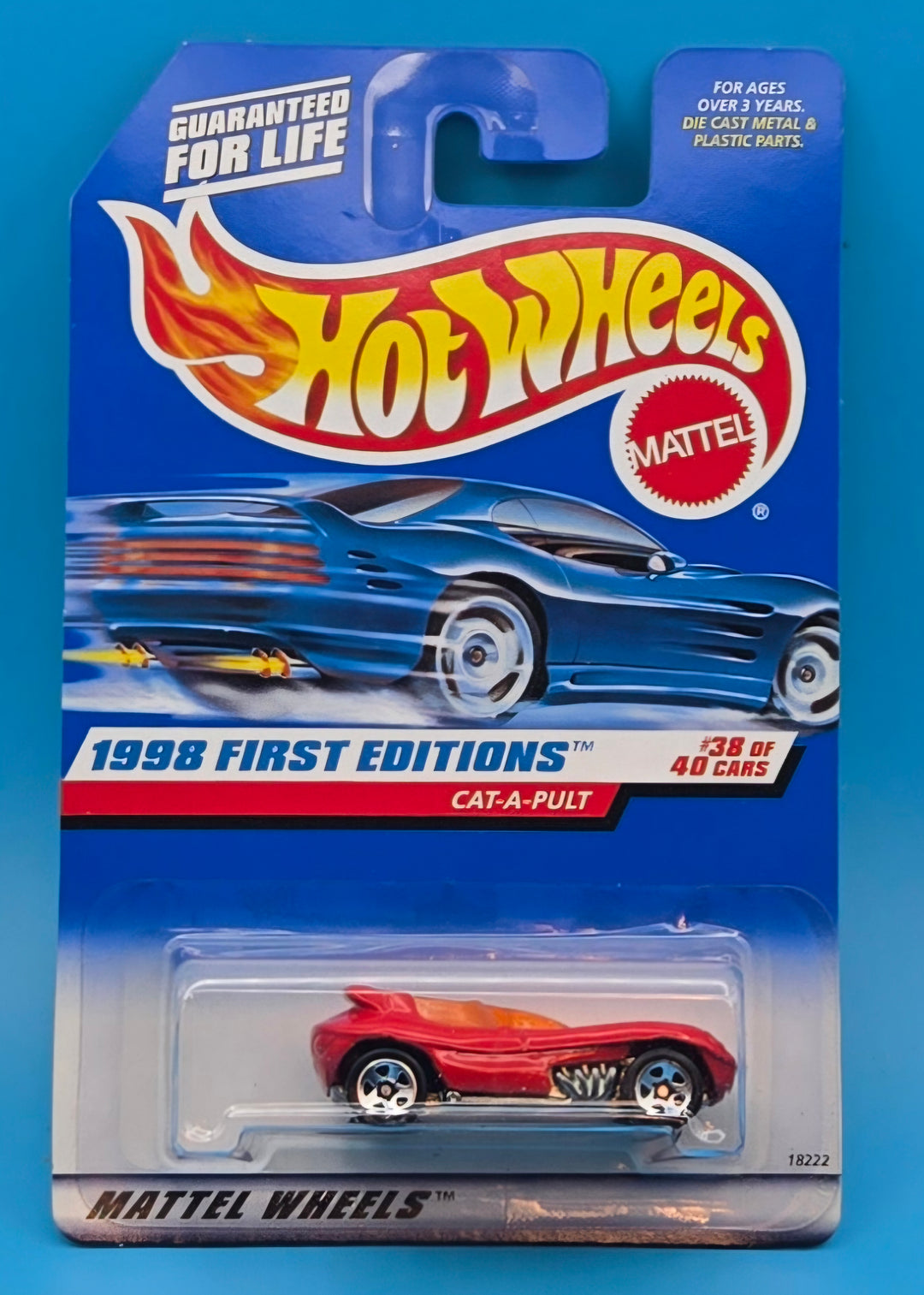 Hot Wheels " Cat-A-Pult " 1998 First Editions 38/40 Collector 
