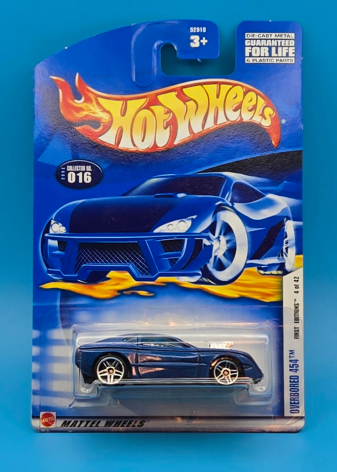 Hot Wheels " Overbored 454 " 2002 First Editions 4/42 Collector 