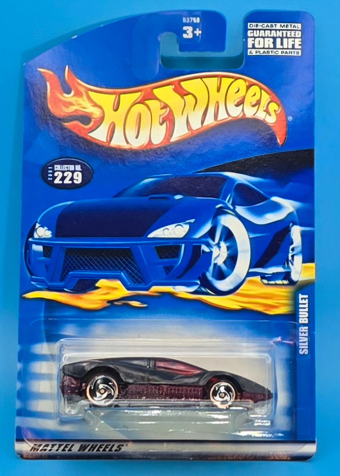 Hot Wheels " Silver Bullet " 2001 Mainline Collector 