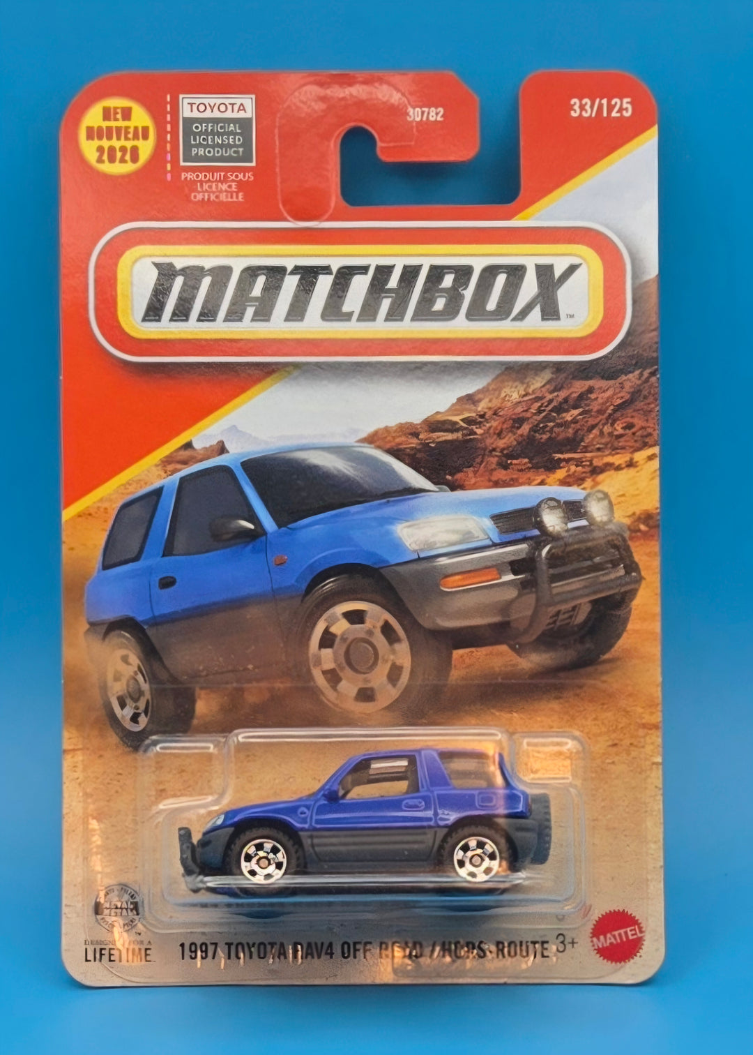 Matchbox " 1997 Toyota RAV4 Off Road / Hors-Route 33/125 JHM22