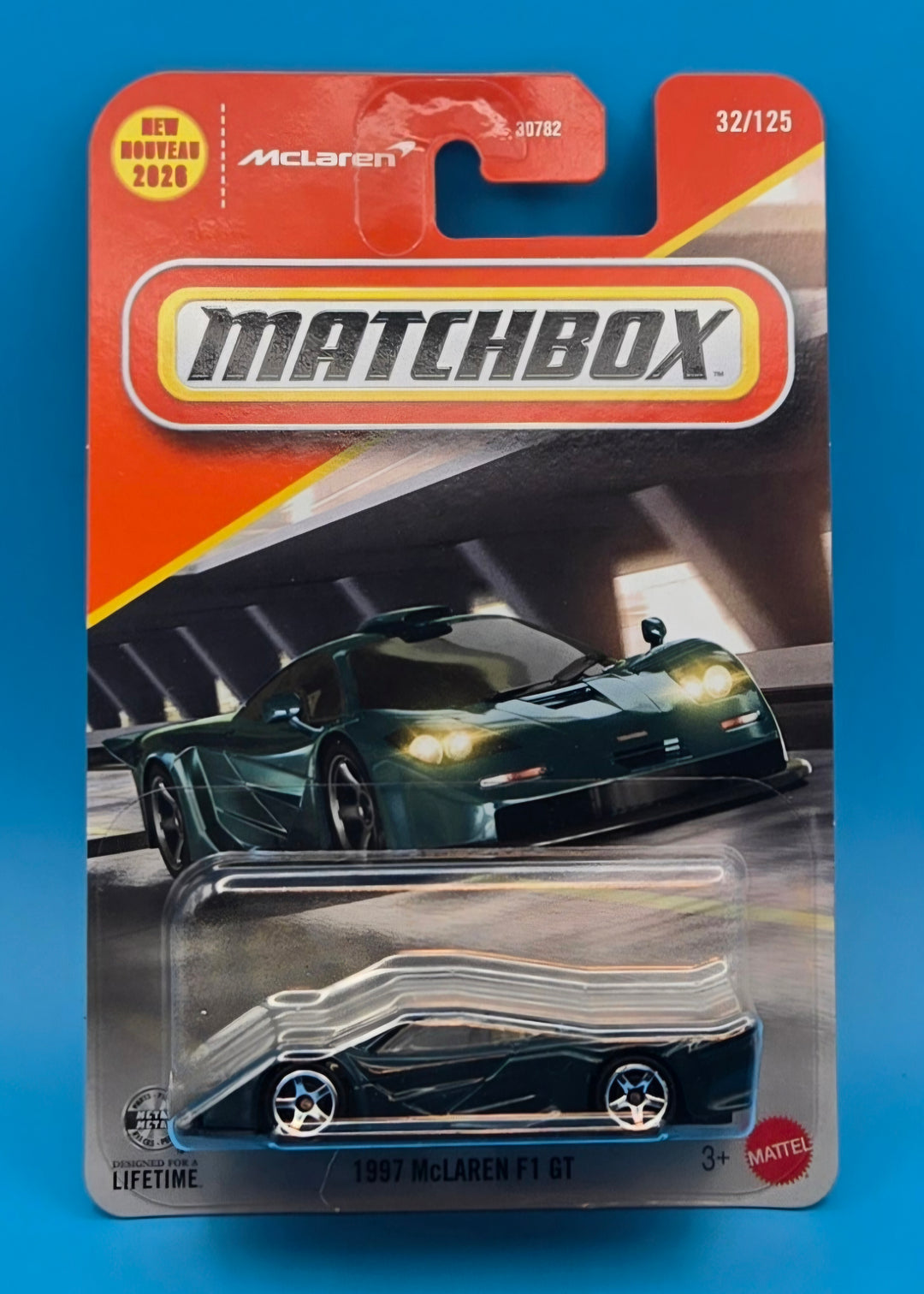 Matchbox " 1997 McLaren F1 GT " 32/125 JHM14
