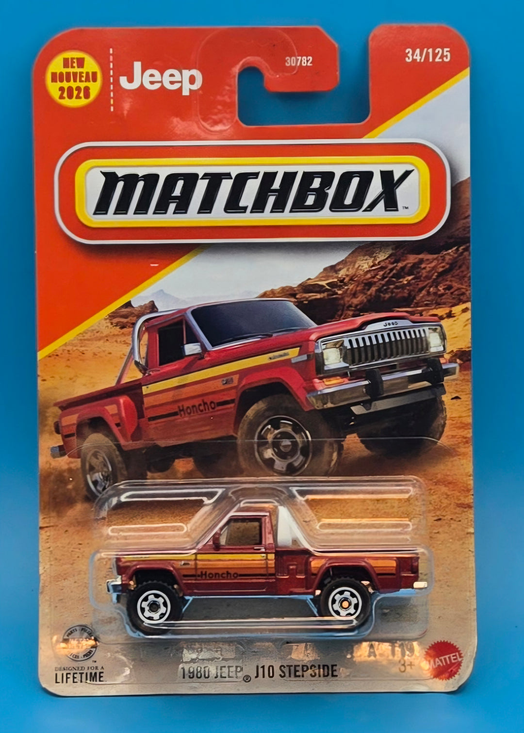 Matchbox " 1980 Jeep J10 Stepside " 34/125 JHM23