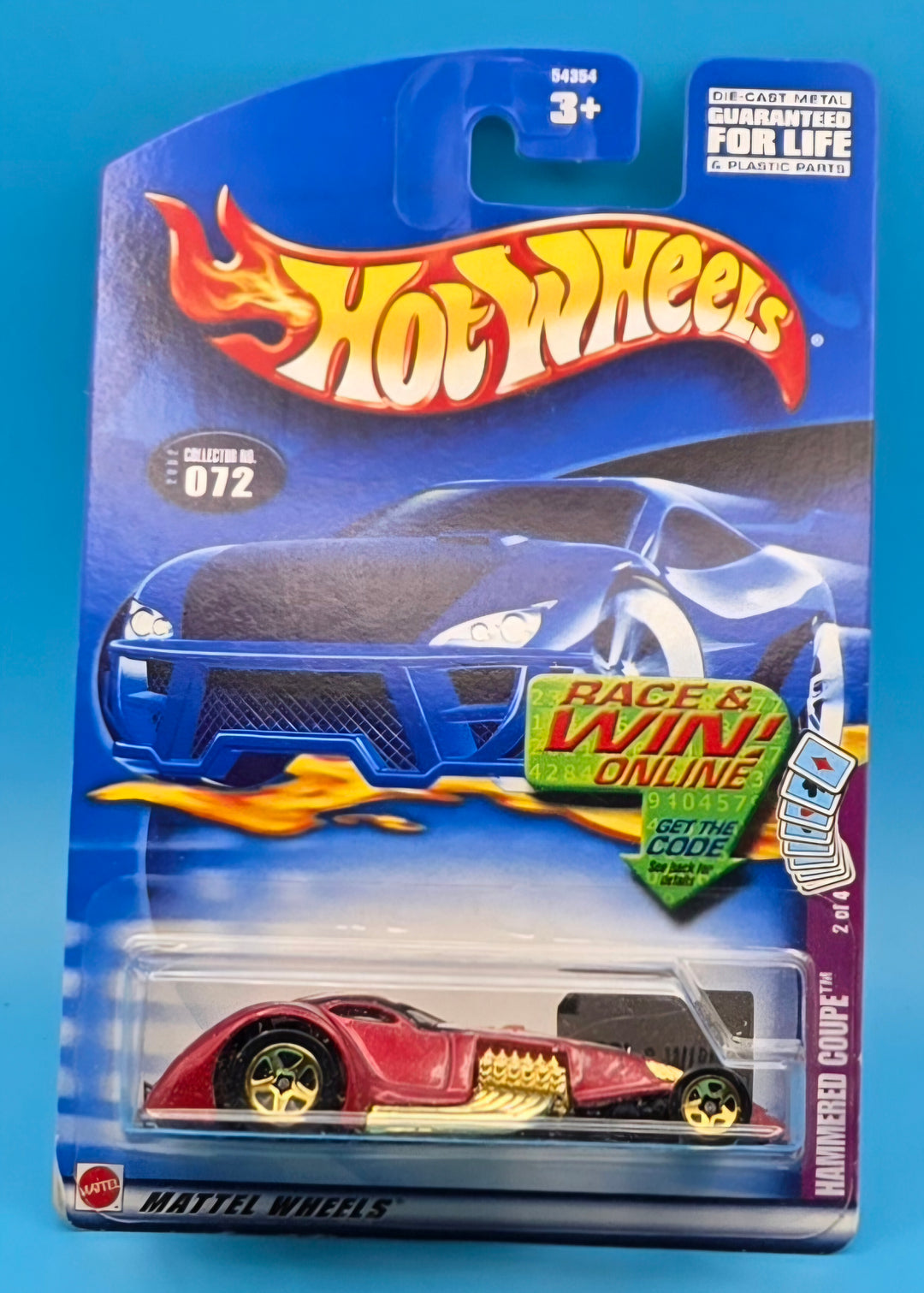 Hot Wheels " Hammered Coupe " Trump Cars 2/4 Collector 