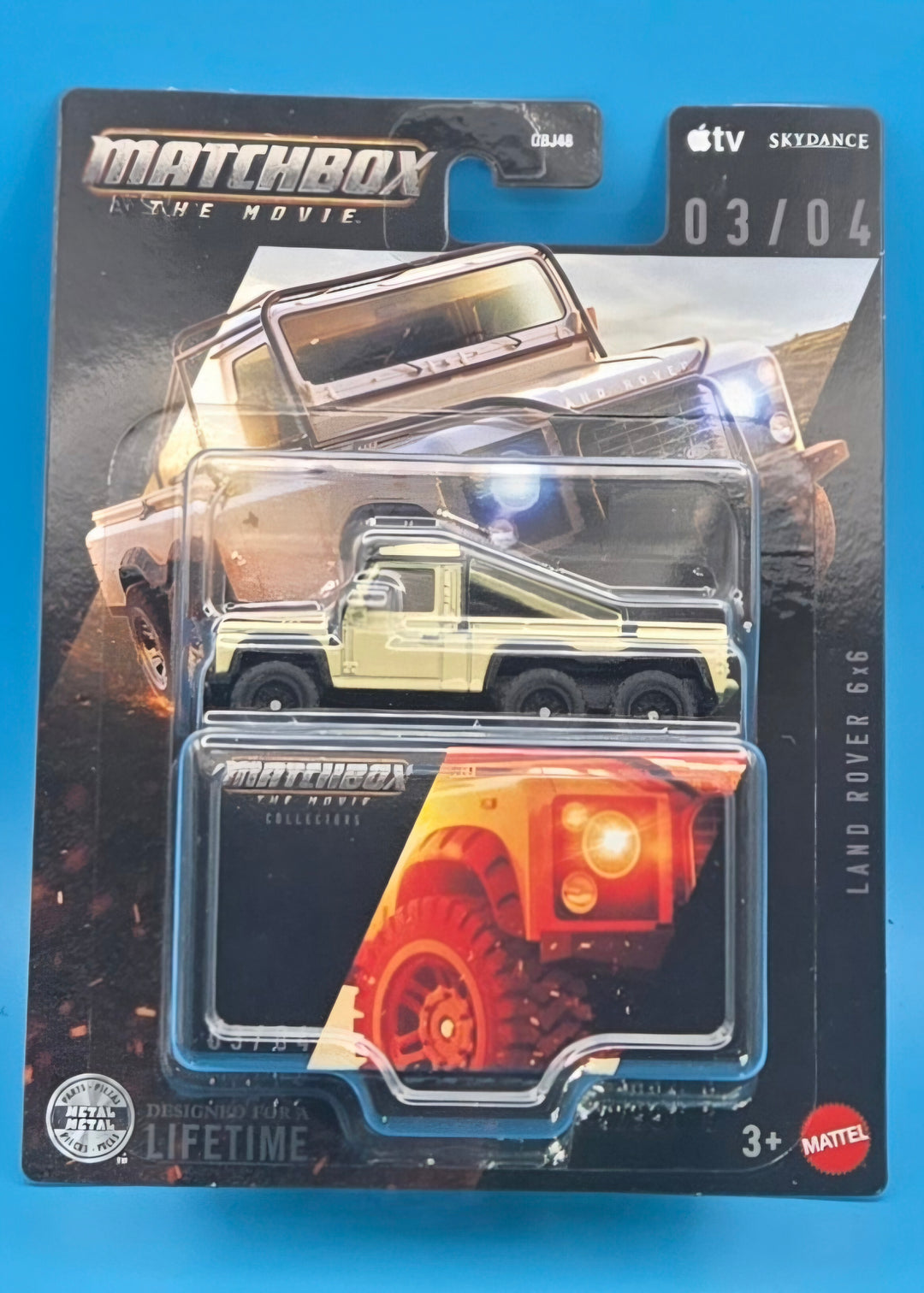 2026 Matchbox Collector "The Movie " " Land Rover 6 x 6 " 03/04 JLM48