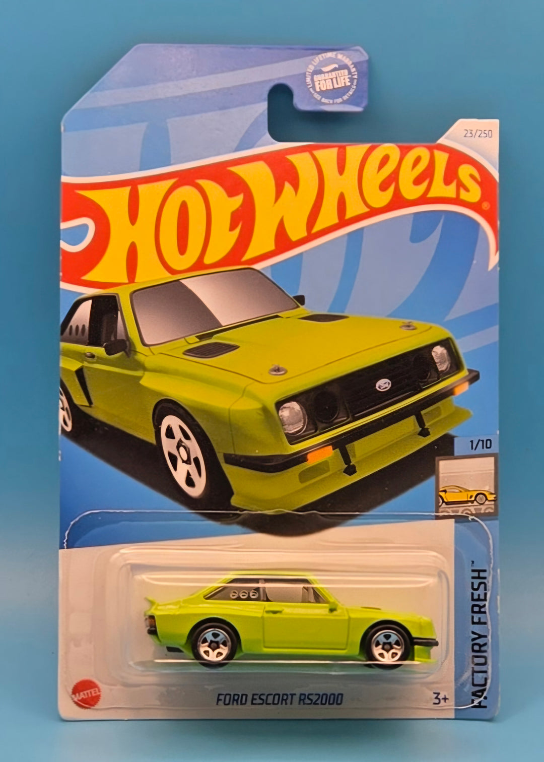 Hot Wheels "Ford Escort RS2000 " Factory Fresh 1/10 HTC48