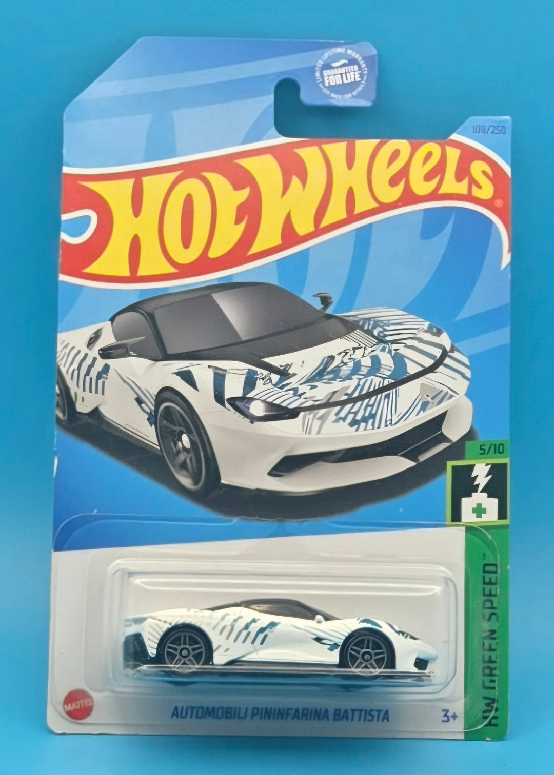 Hot Wheel " Automobili Pininfarina Battista " HW Green Speed 5/10 HKK22