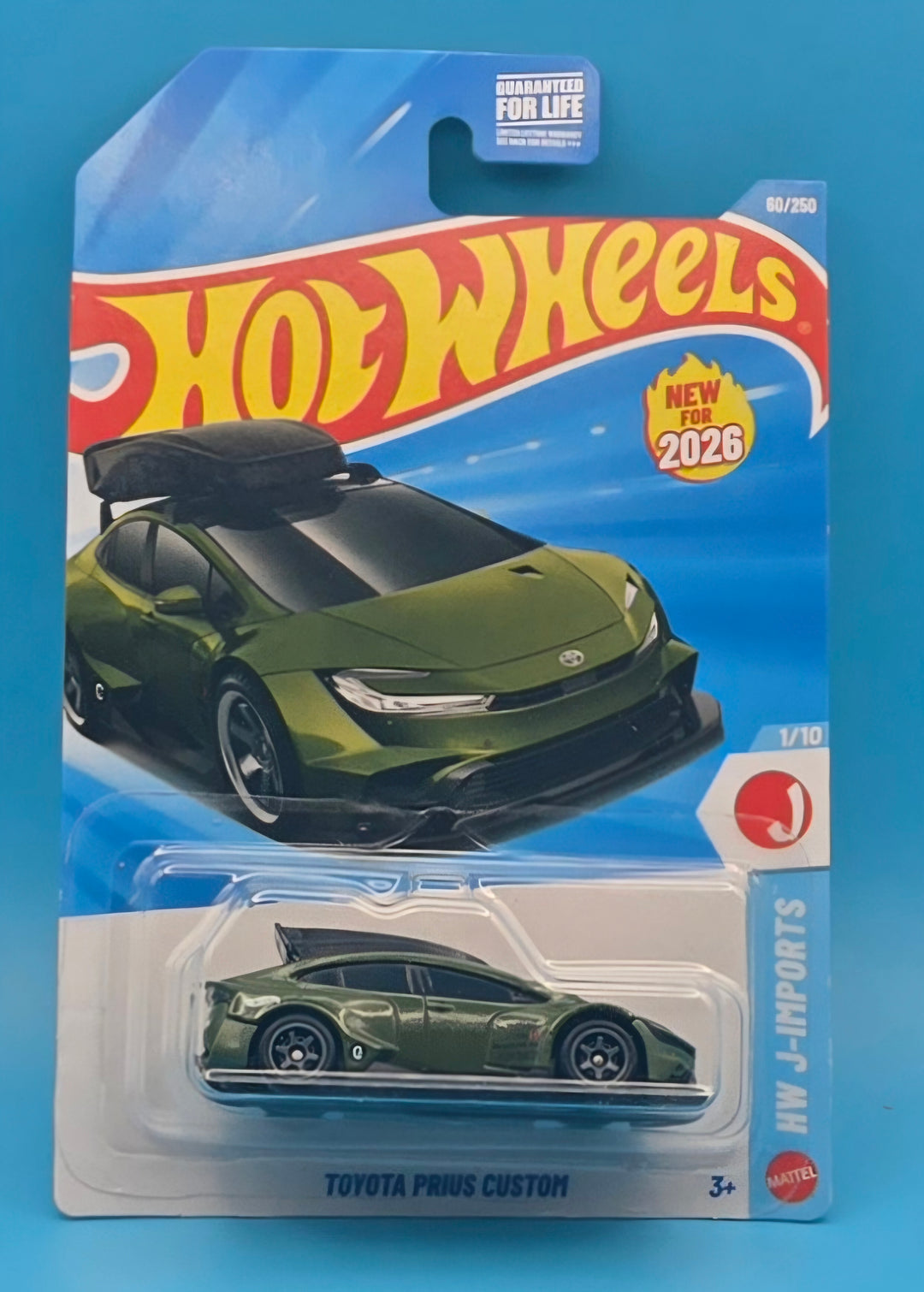 Hot Wheels " Toyota Prius Custom " HW J-Imports 1/10 JJL34 with roof box