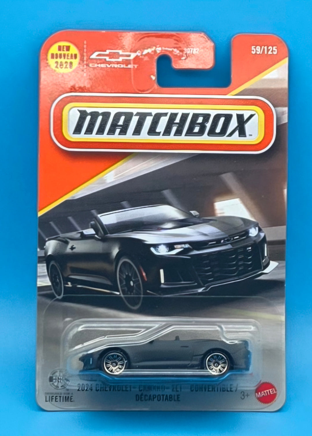 Matchbox " 2024Chevrolet Camaro ZL1 Convertible / Decapotable 59/125 JHM10