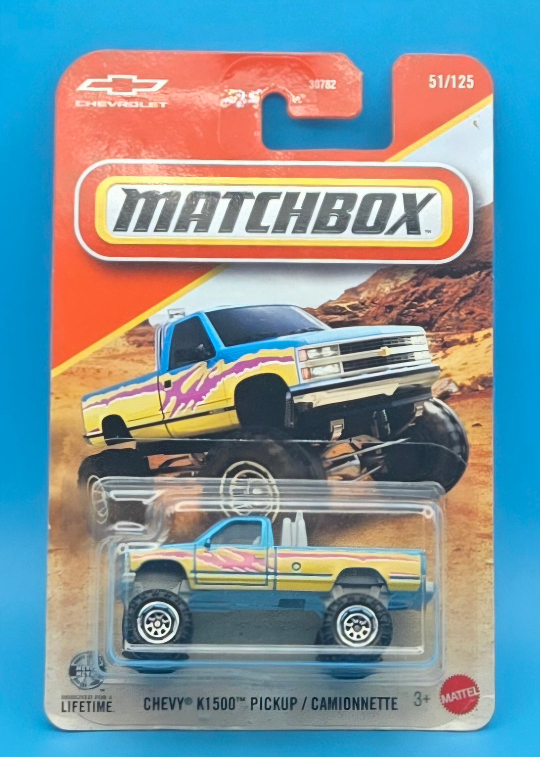 Matchbox " Chevy K1500 Pickup/ Camionnette " 51/125 JHM99