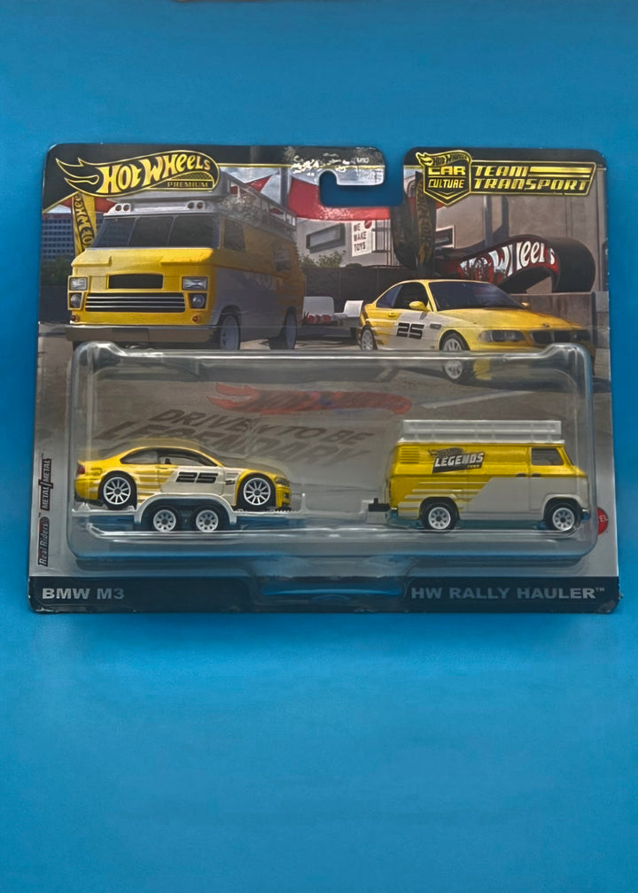 Hot Wheels Premium Car Culture " BMW HW Rally Hauler Team Transport JFM93