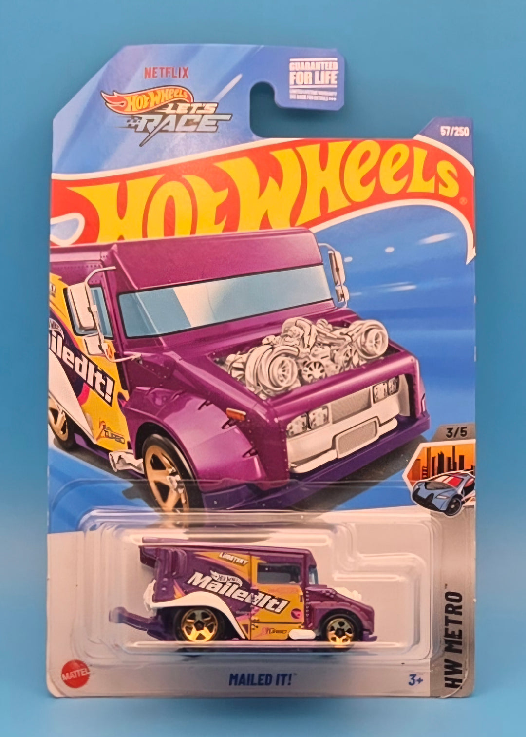 Hot Wheels " Mailed It " HW Metro 3/5 JBC22 Treasure Hunt