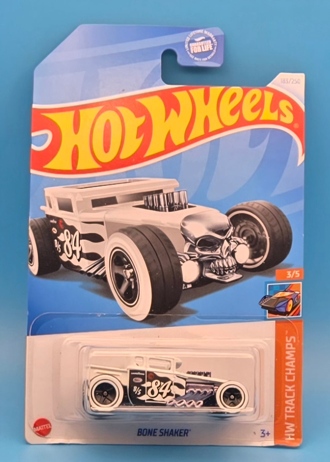 Hot Wheels " Bone Shaker " HW Track Champs 3/5 HTF24 Treasure Hunt