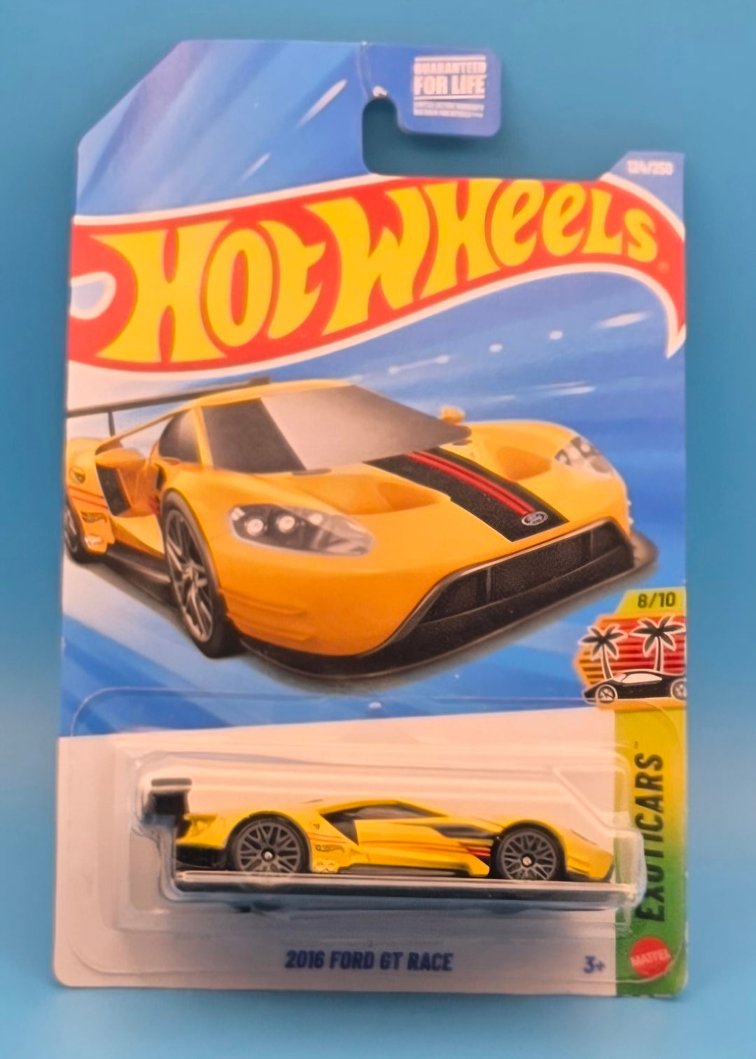 Hot Wheels " 2016 Ford GT Race " Exotic Cars 8/10 JJM05 Treasure Hunt