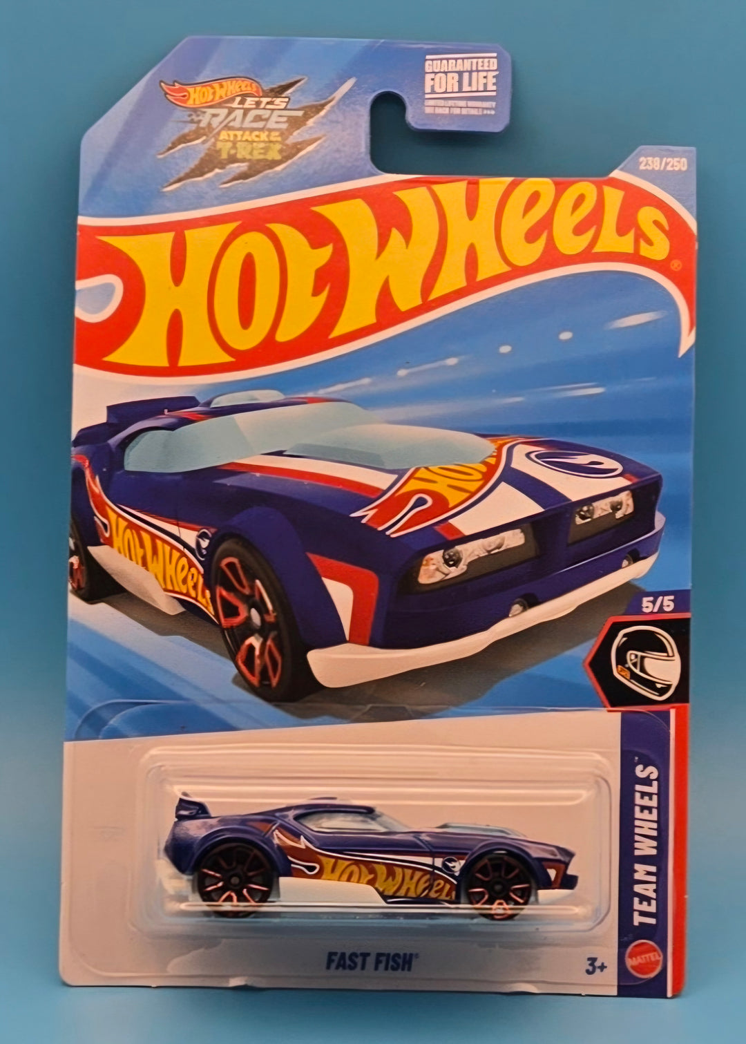 Hot Wheels " Fast Fish " Team Wheels 5/5 JJM12 Treasure Hunt