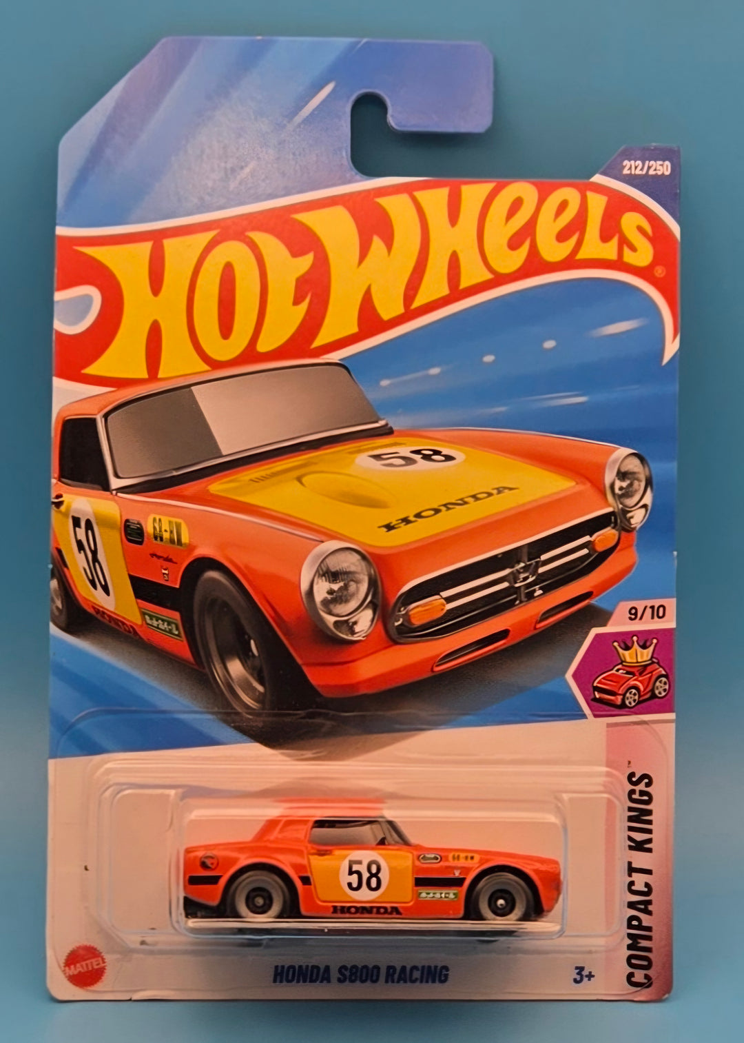 Hot Wheels " Honda S800 Racing " Compact Kings 9/10 JBC30 Treasure Hunt