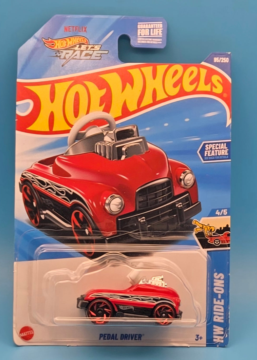 Hot Wheels " Pedal Driver " HW Ride-Ons 4/5 JBC23 Treasure Hunt