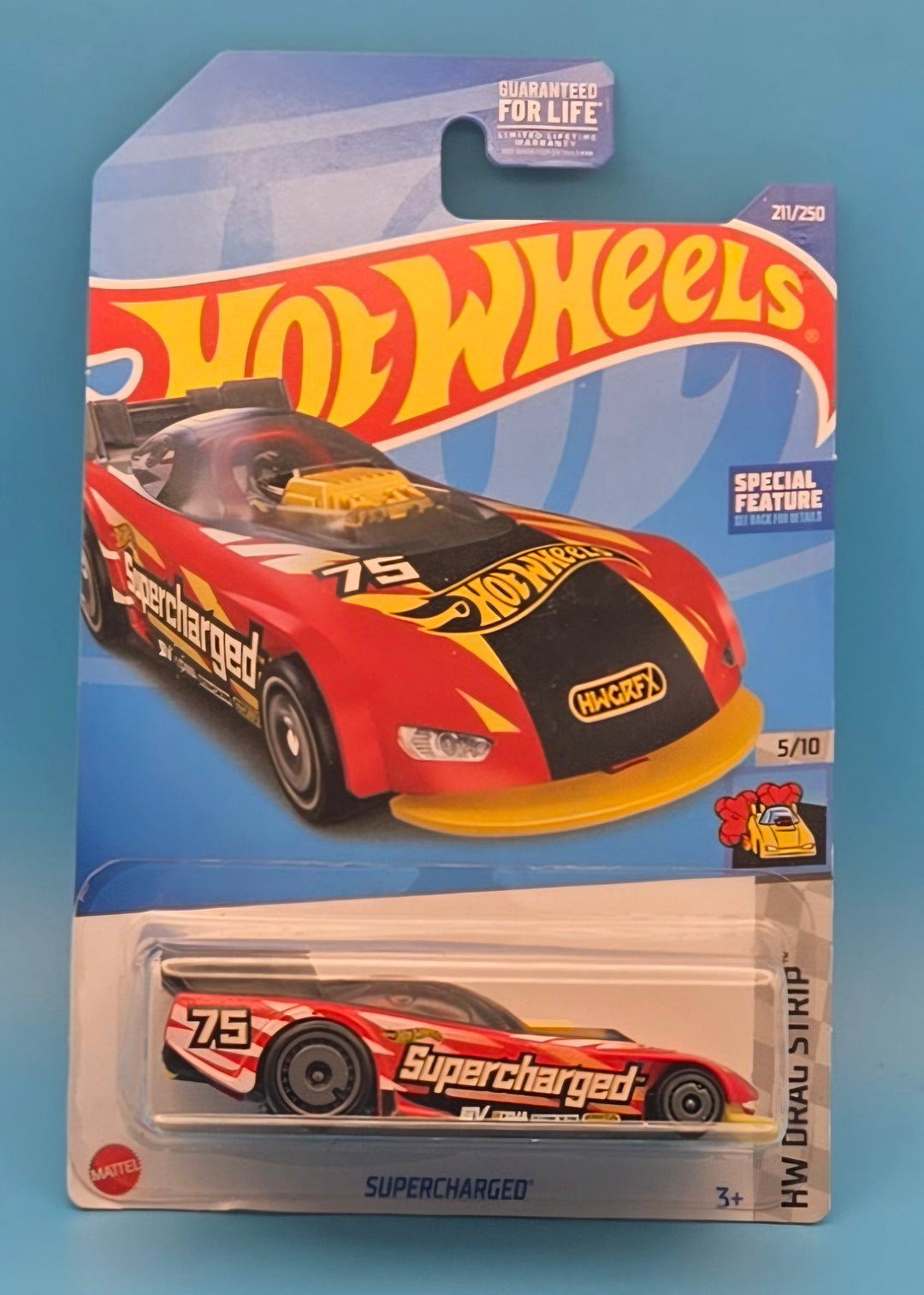 Hot Wheels " Supercharged " HW Drag Strip 5/10 HCV90