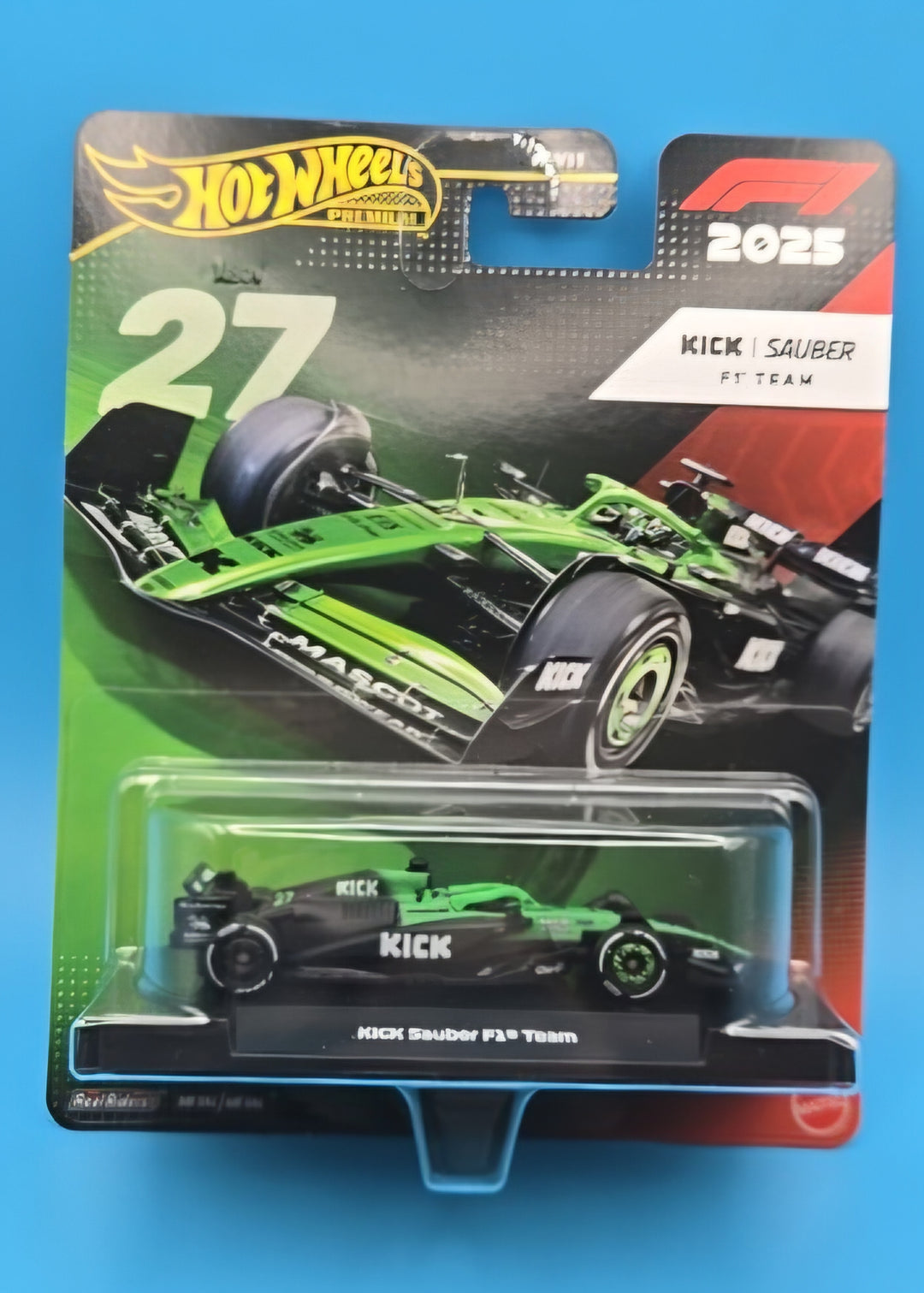 Hot Wheels Premium " 2025 Kick / Sauber F1 Team " HRV11