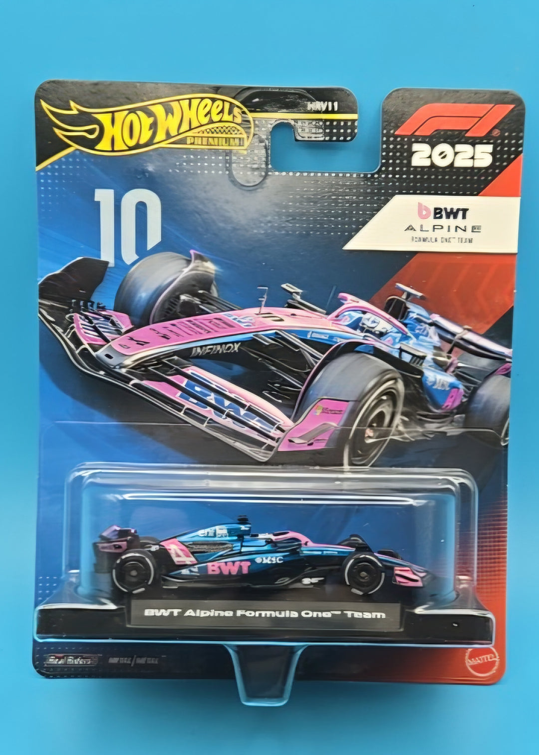 Hot Wheels Premium " 2025 BWT Alpine Formula A One Team " HRV11